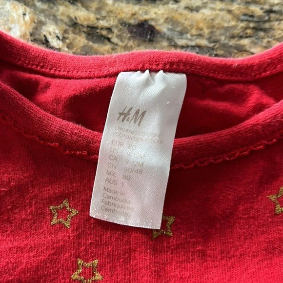 Red H&M Star Dress - Picture 4 of 5